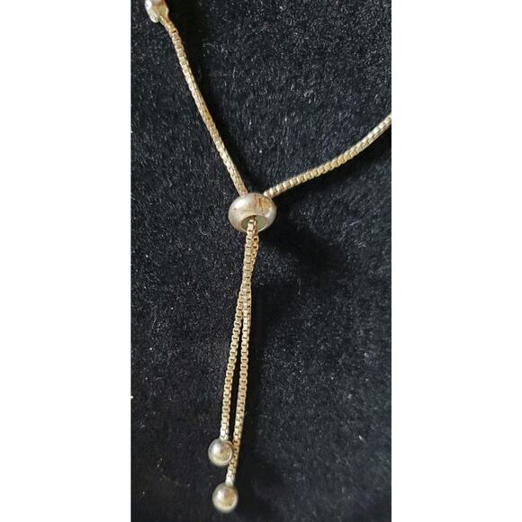 4 In Silver Tone Rhinestone Lariat Style Sliding Clasp Bracelet Mothers Day Gift - Picture 3 of 6